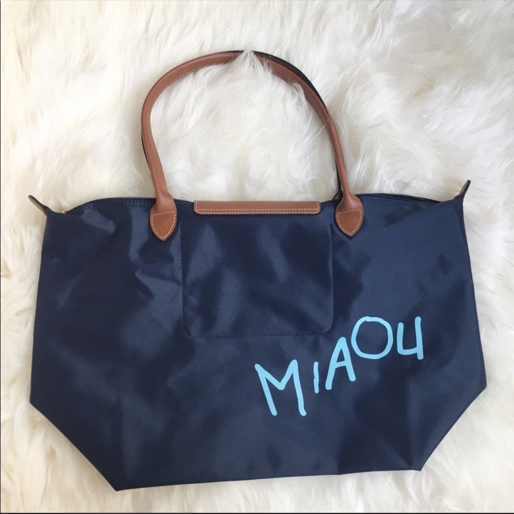 Longchamp Le Piliage Miaou Cat medium tote - Picture 3 of 8